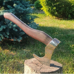 AXE STREAM  ексклюзивна сокира ручної роботи Сергія Дитюка, Сталь У8 інструментальна, 60-62 HRC. Photo 2